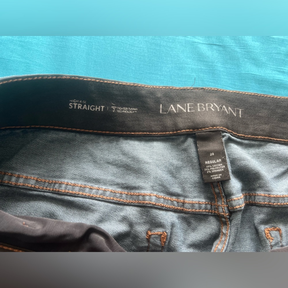 Lane Bryant Size 28 - T3 Straight Leg Jeans - Picture 10 of 16